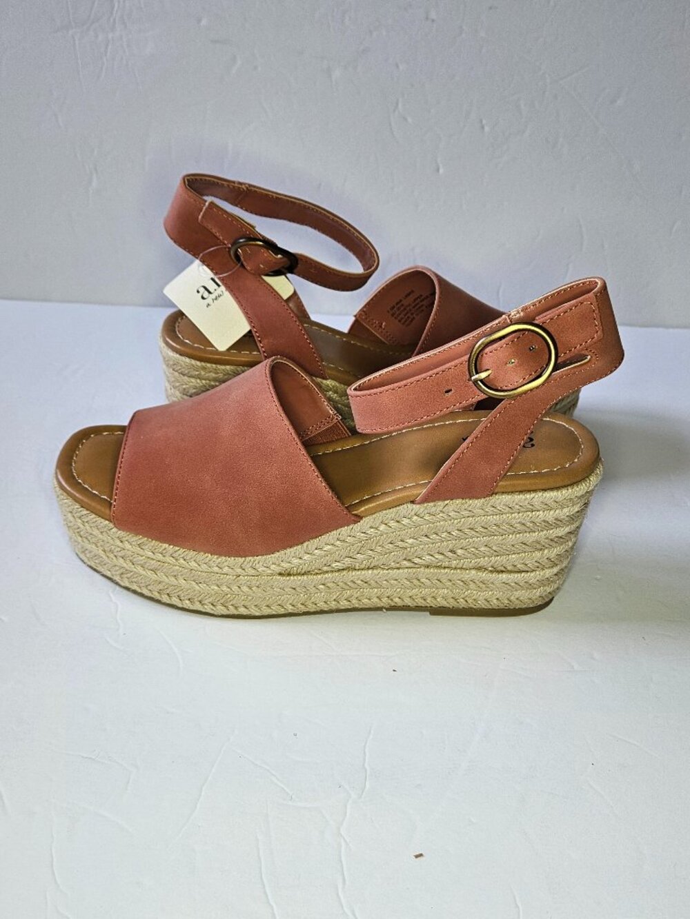 a.n.a Espadrille Platform Wedge Sandals Women Size 7.5 - Picture 6 of 9